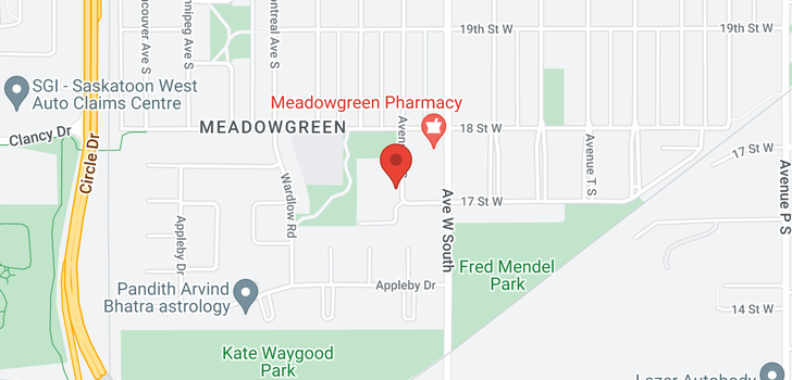 map of 101 525 X AVE S